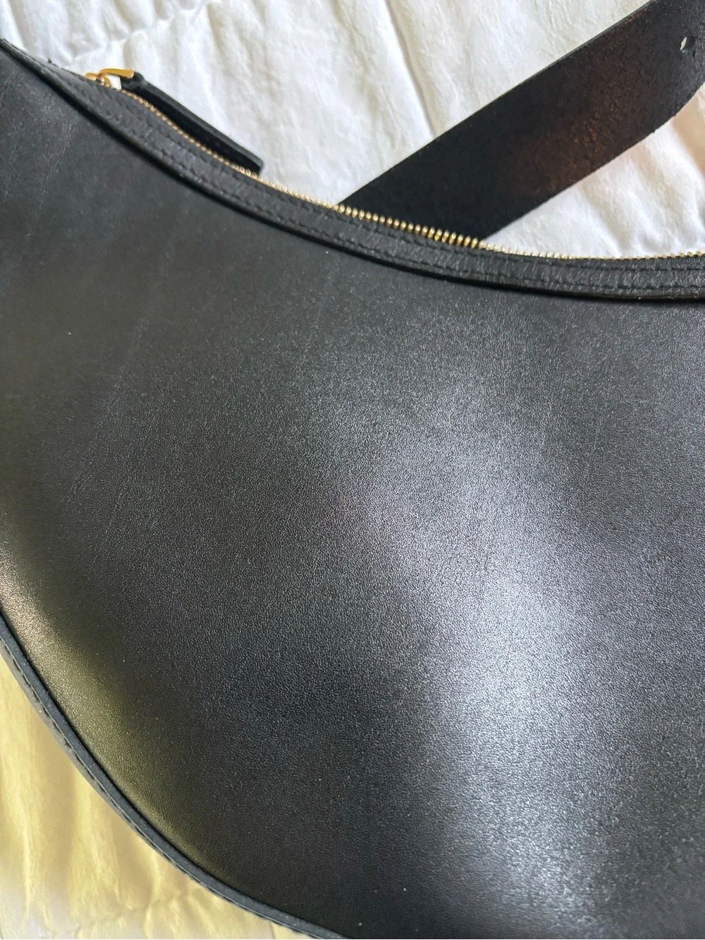 Madewell Black Crescent Crossbody Bag